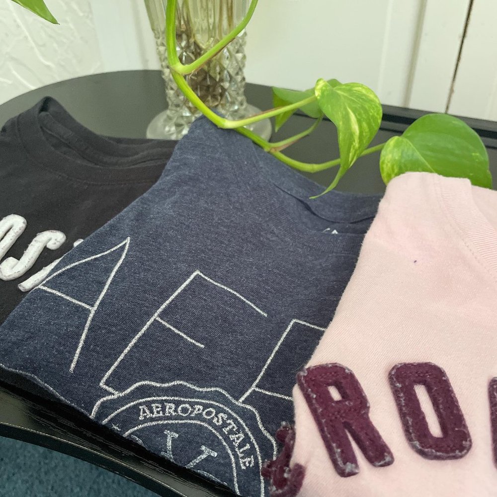 AEROPOSTALE 3 PCS Bundle Tee: Short Sleeves (NWT)